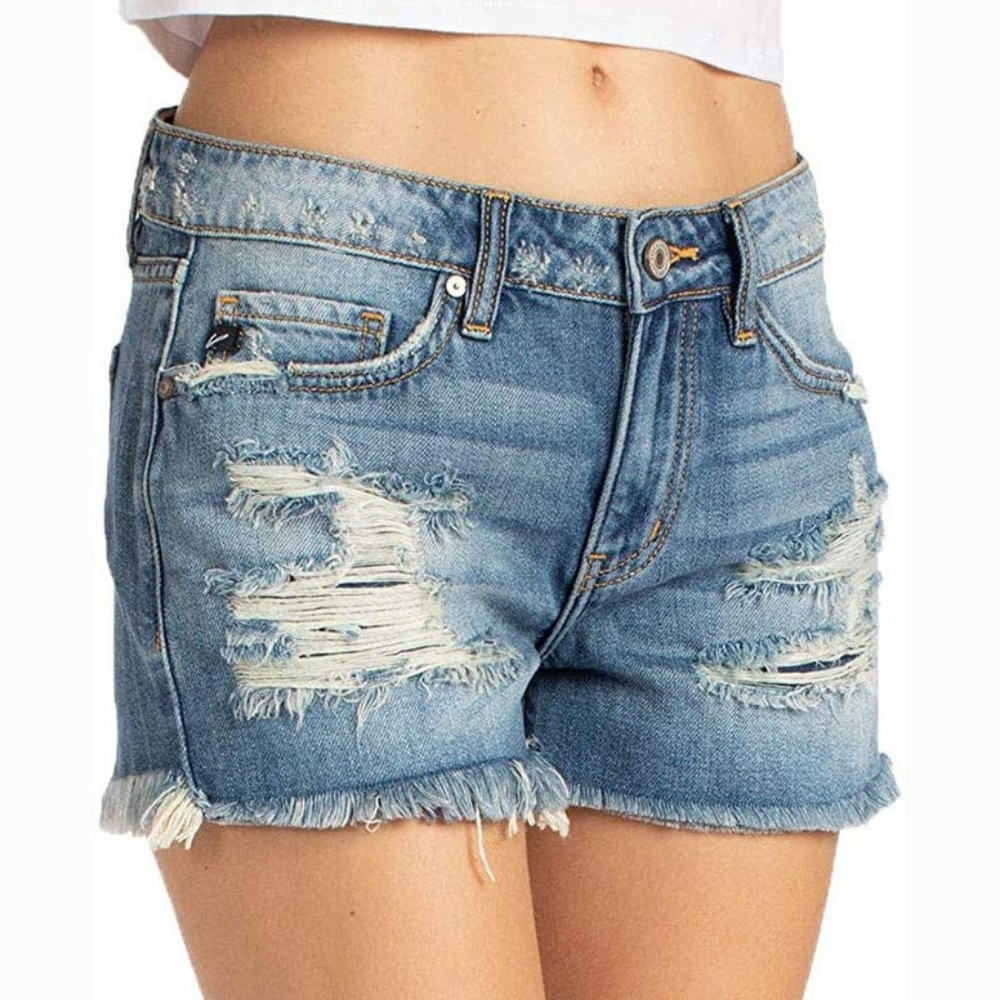 Kancan distressed denim shorts size 29